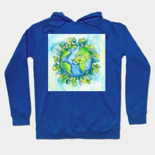 Mother earth Watercolor Hoodie